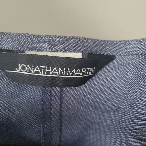 Jonathan Martin sleeveless denim color dress - Picture 2 of 6